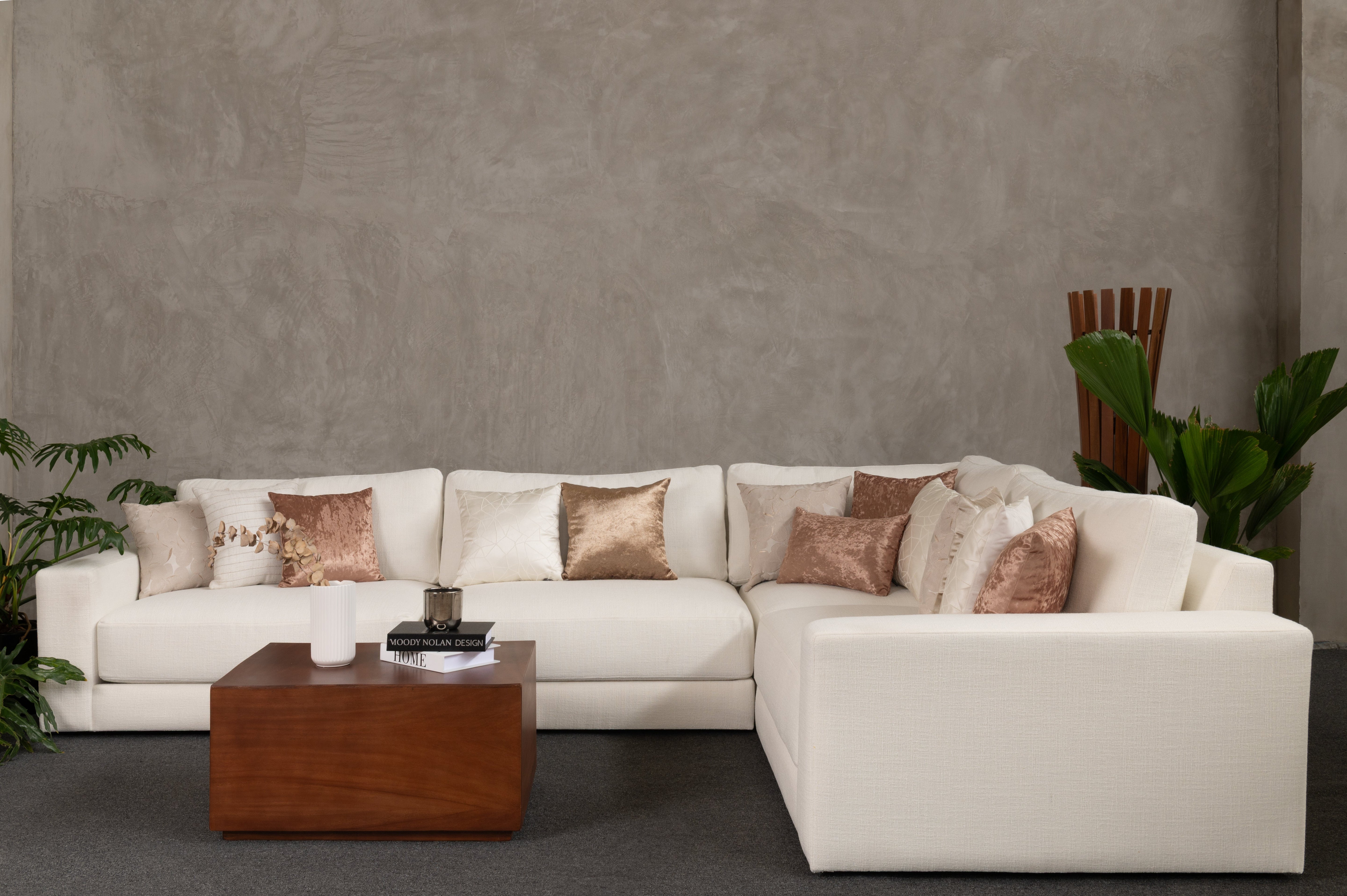 Sala en Escuadra Modular Chunky – Sofá Esquinero Moderno y Funcional