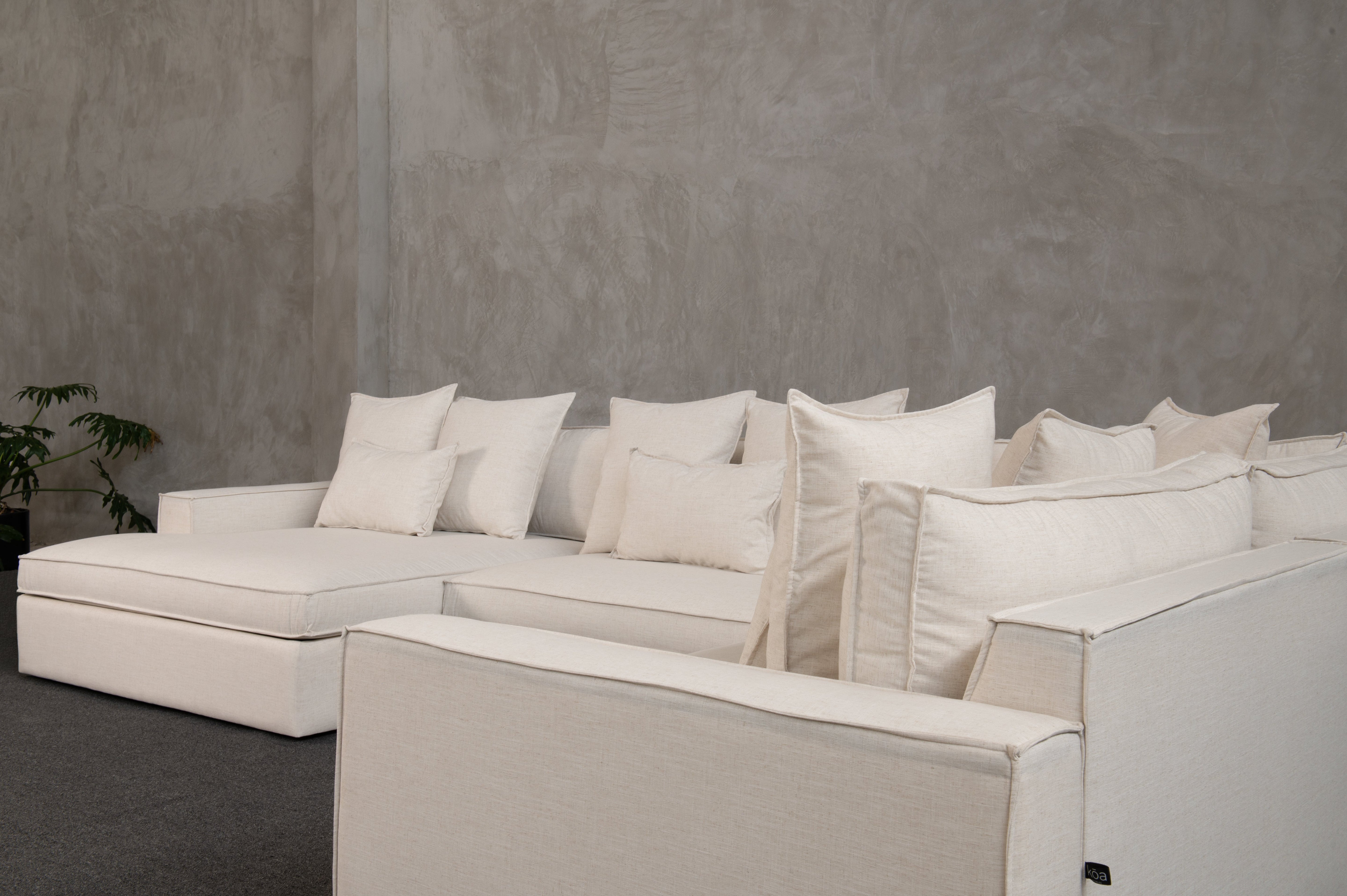 Escuadra Modular Biella – Sofá en L Moderno para Sala Familiar