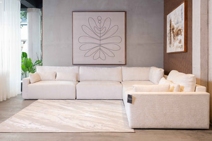 Sala Modular Monaco – Sala Esquinera Moderna y Funcional para Hogar