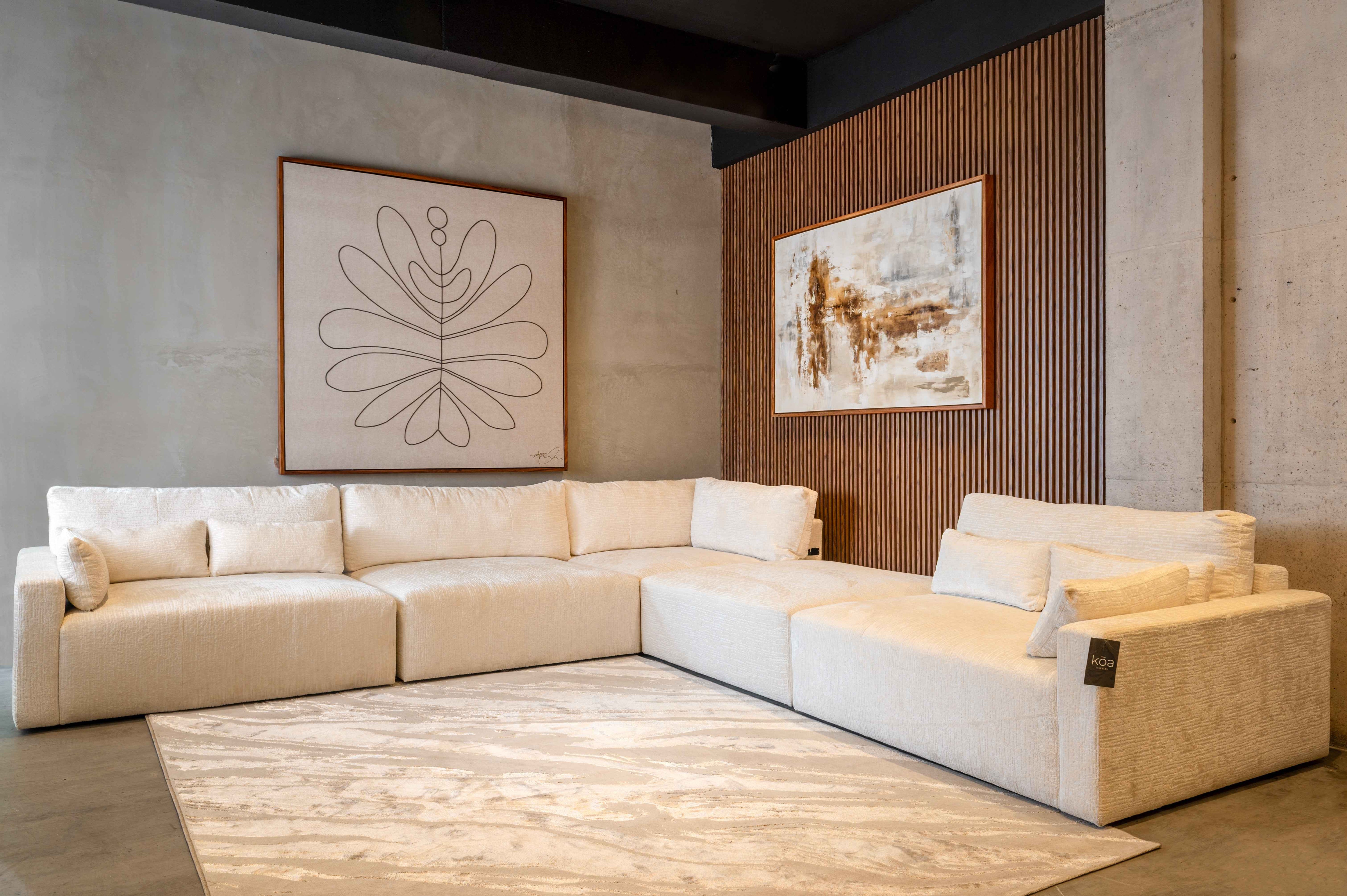 Sala Modular Monaco – Sala Esquinera Moderna y Funcional para Hogar