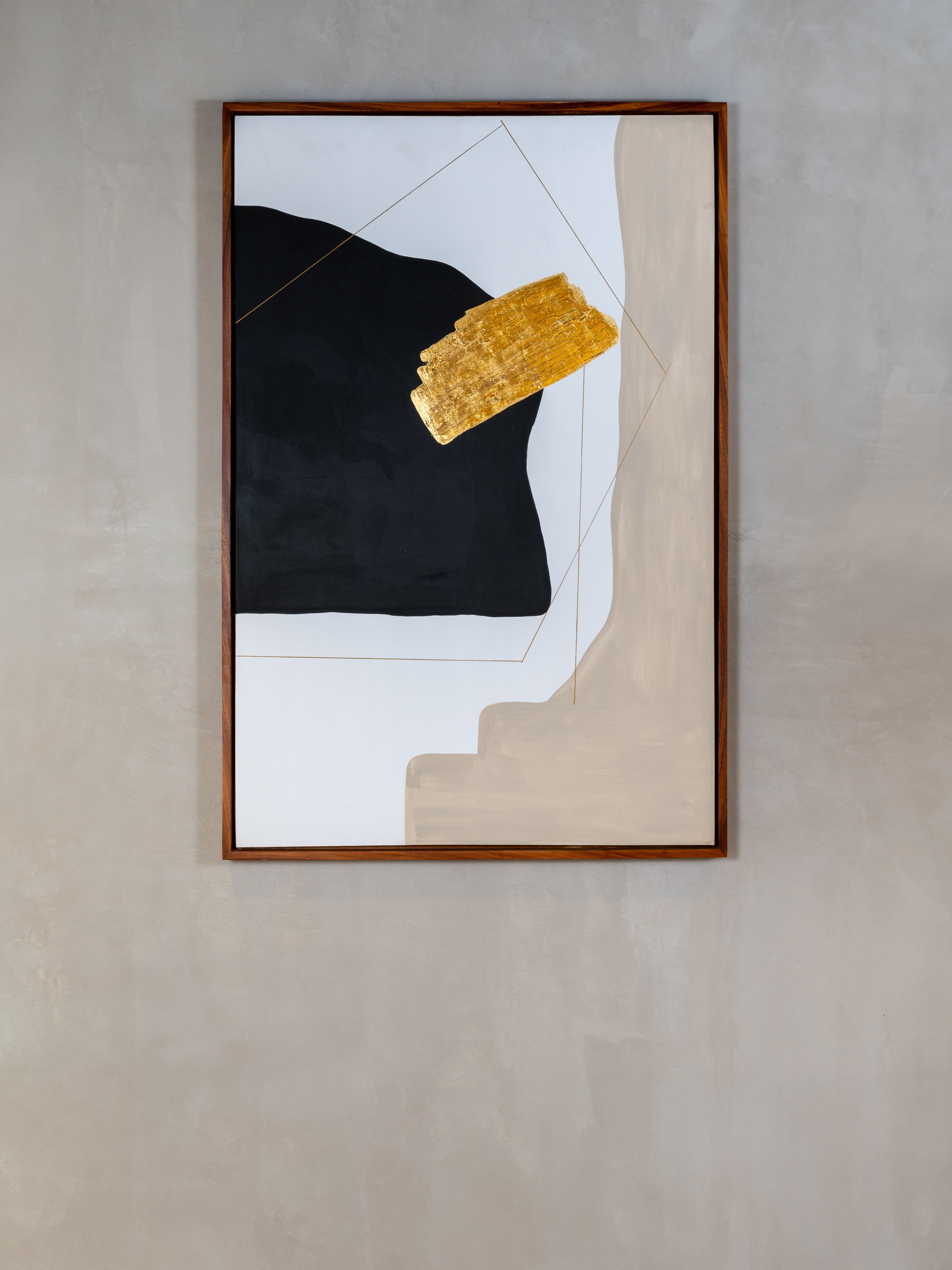 Cuadro Quarter Black Palermo – Decoración de Pared Moderna en Estilo Contemporáneo
