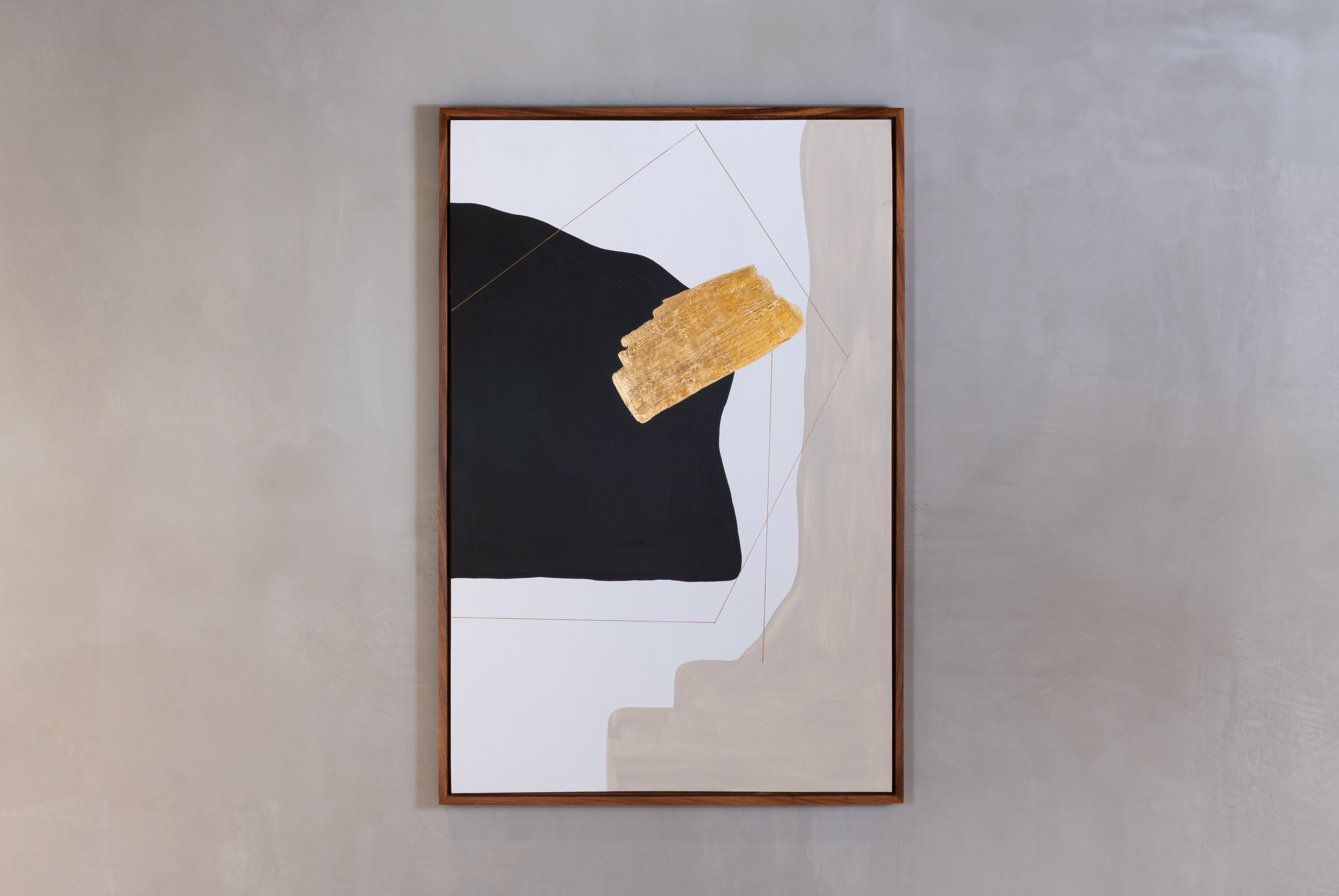 Cuadro Quarter Black Palermo – Decoración de Pared Moderna en Estilo Contemporáneo