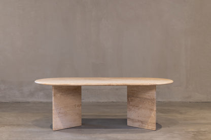 Mesa de Centro Oval – Diseño Ovalado Moderno para Sala Elegante